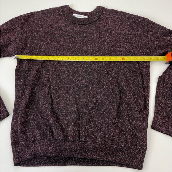 & Other Stories lurex Purple Sweater Wool metallic Large womens - Picture 7 of 8
